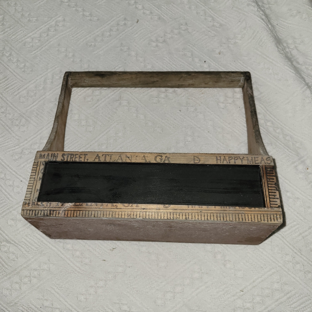 Vintage Wooden Handled Box